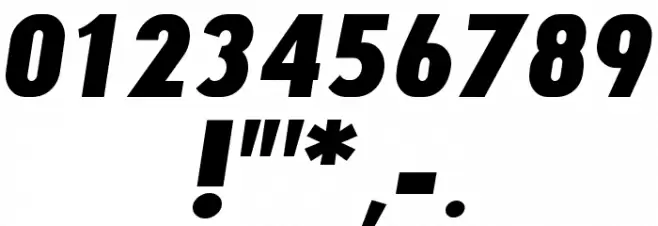 Celboexbold Font OTHER CHARS