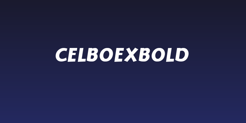 Celboexbold Social Header