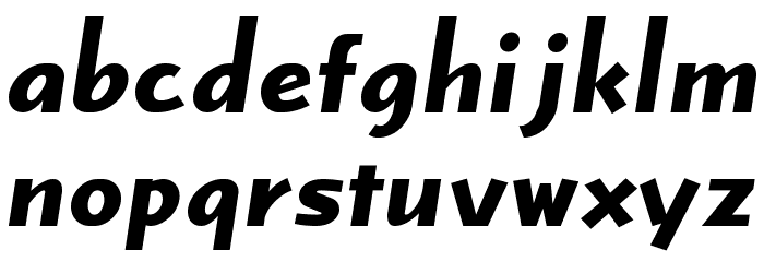 Celboexbold Font LOWERCASE