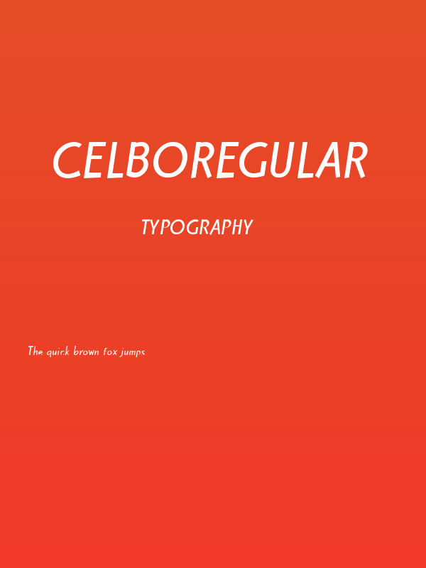Celboregular Poster