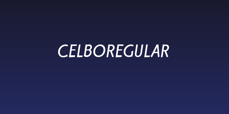 Celboregular Social Header