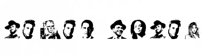 Celeb Faces  Frei Schriftart Herunterladen