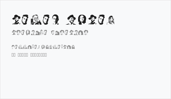 Celeb Faces Business Card