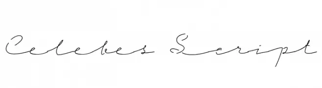 Celebes Script  baixar fontes gratis
