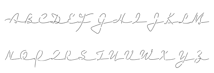 Celebes Script Font Litere mari