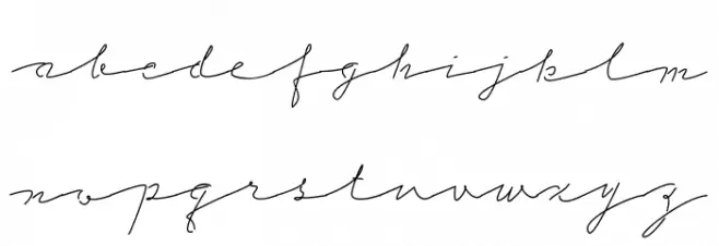 Celebes Script 字体 小写