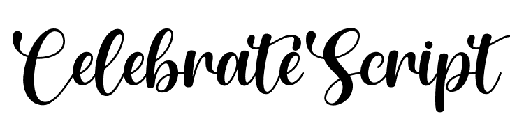 Celebrate Script  font caratteri gratis