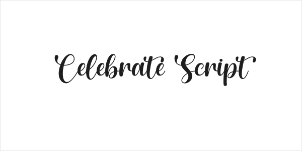 Celebrate Script Logo