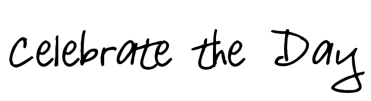 Celebrate the Day Font