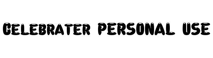 Celebrater PERSONAL USE  لخطوط تنزيل