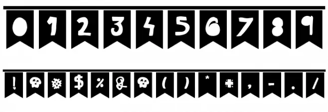 Celebration Font OTHER CHARS