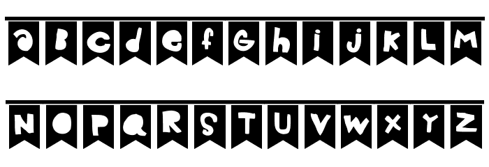 Celebration Font LOWERCASE