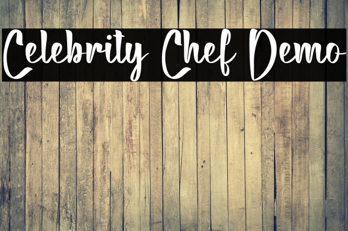 Celebrity Chef Demo Example 1