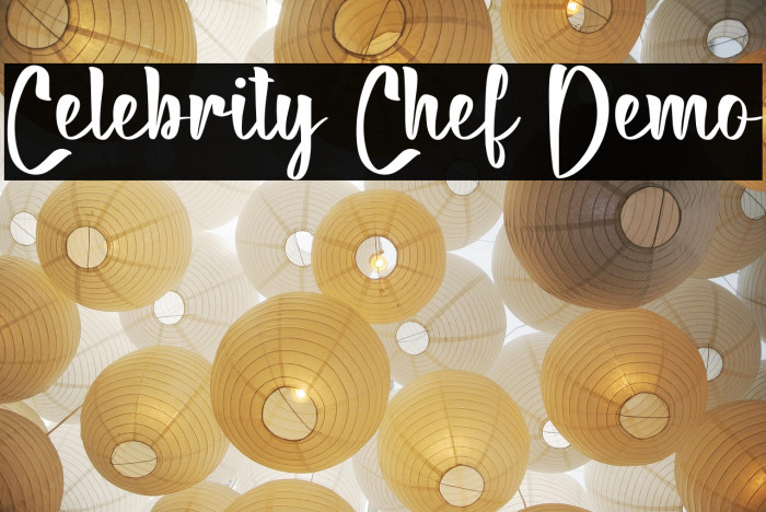 Celebrity Chef Demo Example 3