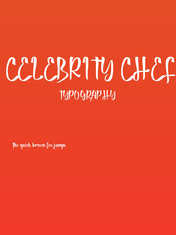 Celebrity Chef Demo Poster