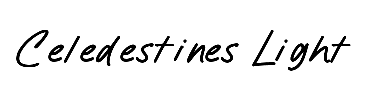 Celedestines Light  Descarca Fonturi Gratis