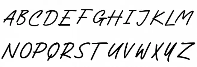 Celedestines Light फ़ॉन्ट अपरकेस