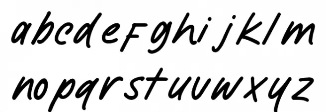 Celedestines Light फ़ॉन्ट लोअरकेस