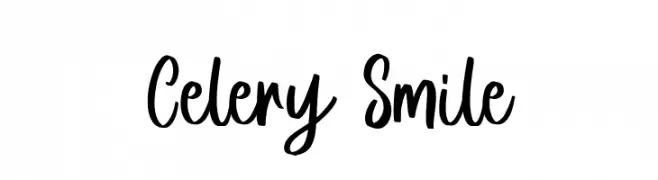Celery Smile  Fuentes Gratis Descargar