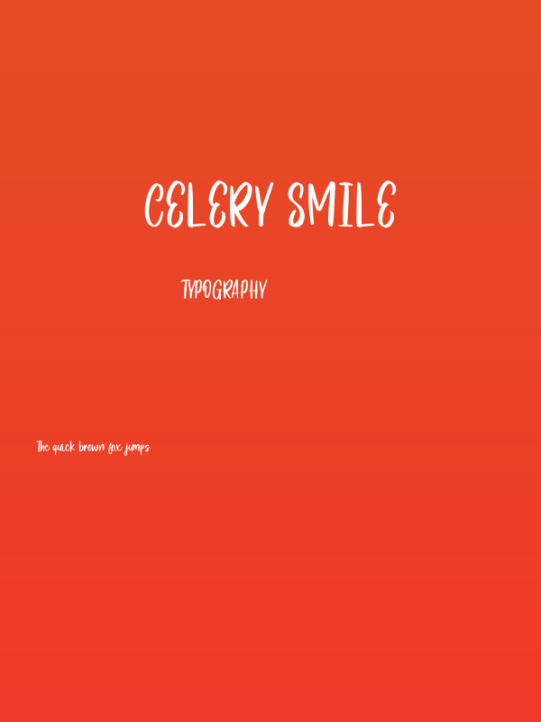 Celery Smile Poster