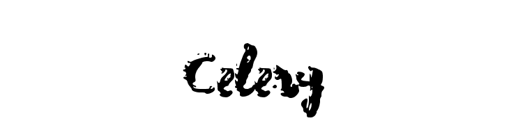 Celery  font caratteri gratis