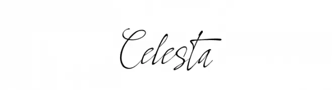 Celesta  フリーフォントのダウンロード