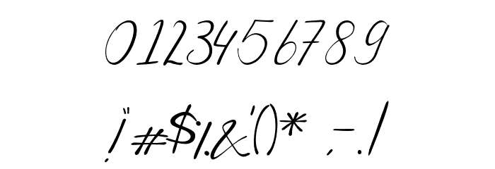 Celesta Font OTHER CHARS