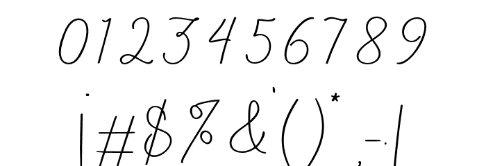 Celestadiaz Font OTHER CHARS