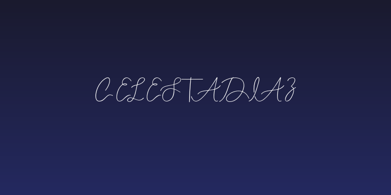 Celestadiaz Social Header