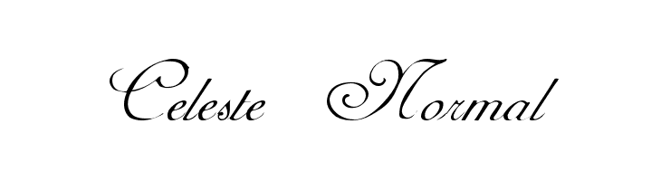 Celeste Normal Font