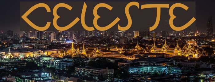 Celeste Font examples