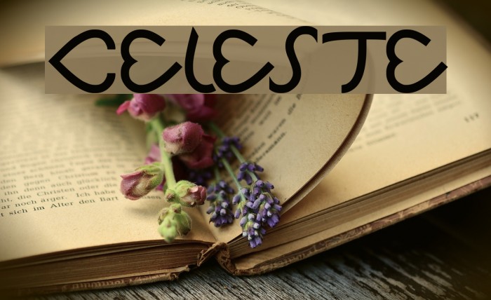 Celeste Font examples