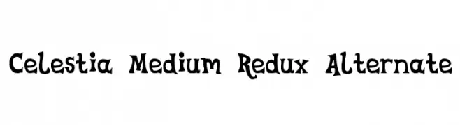 Celestia Medium Redux Alternate  لخطوط تنزيل
