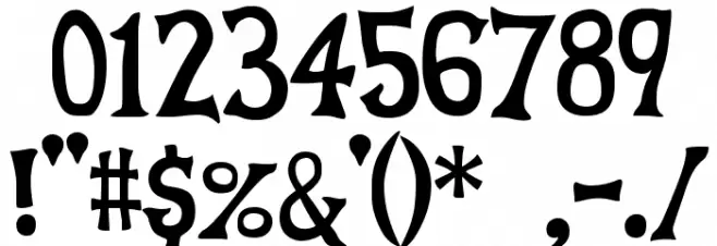 Celestia Medium Redux Font OTHER CHARS