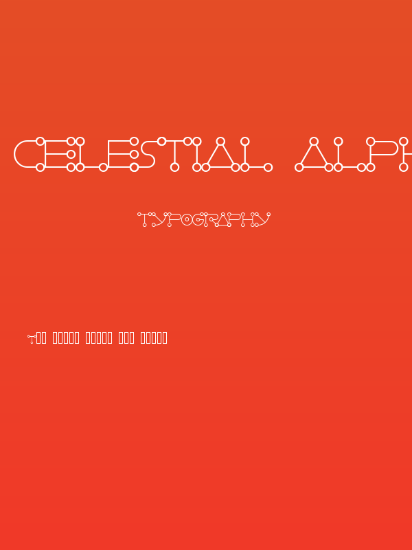 Celestial Alphabet Demo Poster