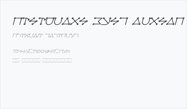 Celestial Bold Italic Business Card