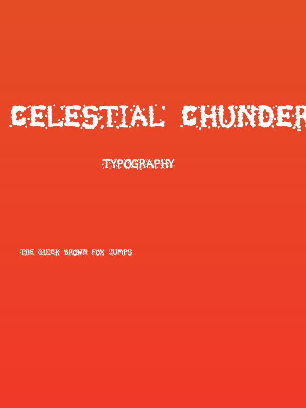 Celestial Chunder Poster