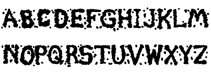 Celestial Chunder Font LOWERCASE