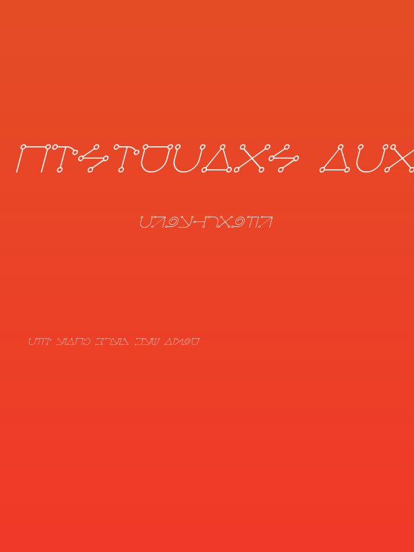 Celestial Italic Poster