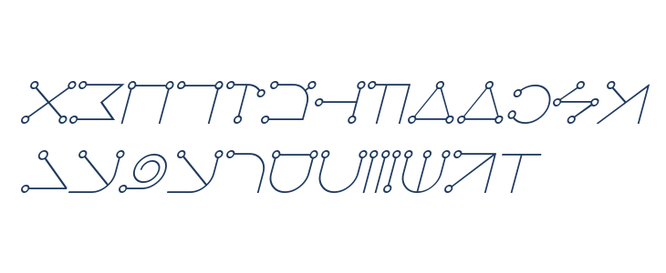Celestial Italic Lowercase