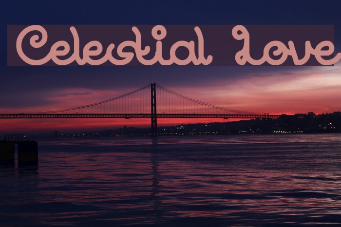 Celestial Love Font examples