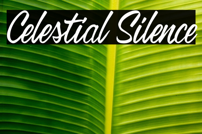 Celestial Silence Example 1