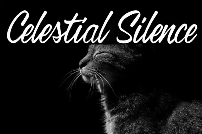 Celestial Silence خط examples