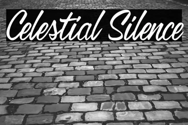 Celestial Silence خط examples