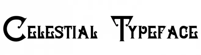 Celestial Typeface  Free Fonts Download