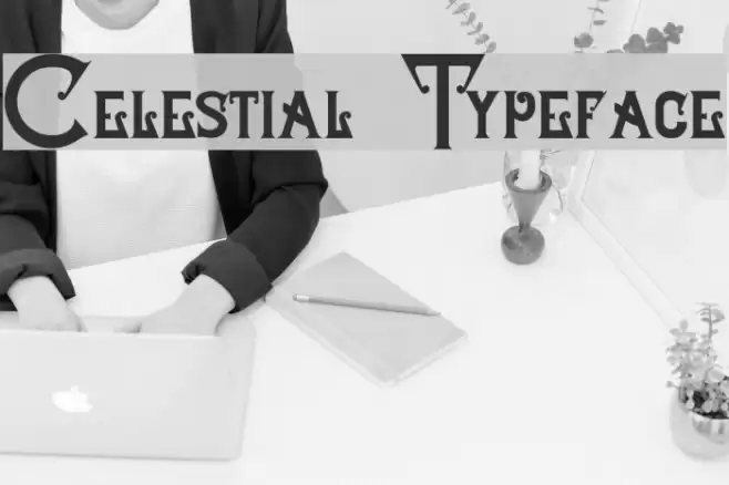 Celestial Typeface Font examples