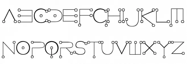 Celestial Schriftart Groß