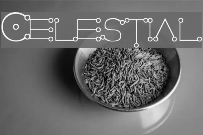 Celestial Font examples