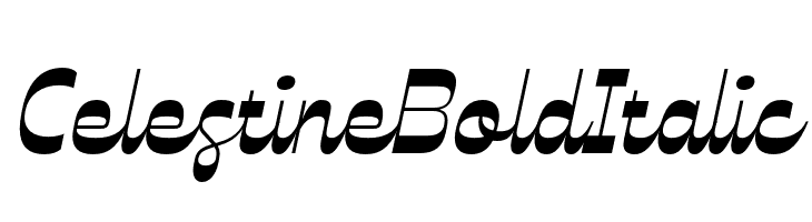 Celestine Bold Italic  Descarca Fonturi Gratis