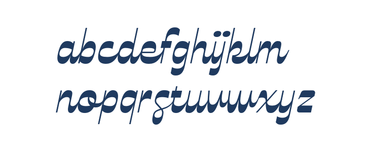 Celestine Bold Italic Lowercase